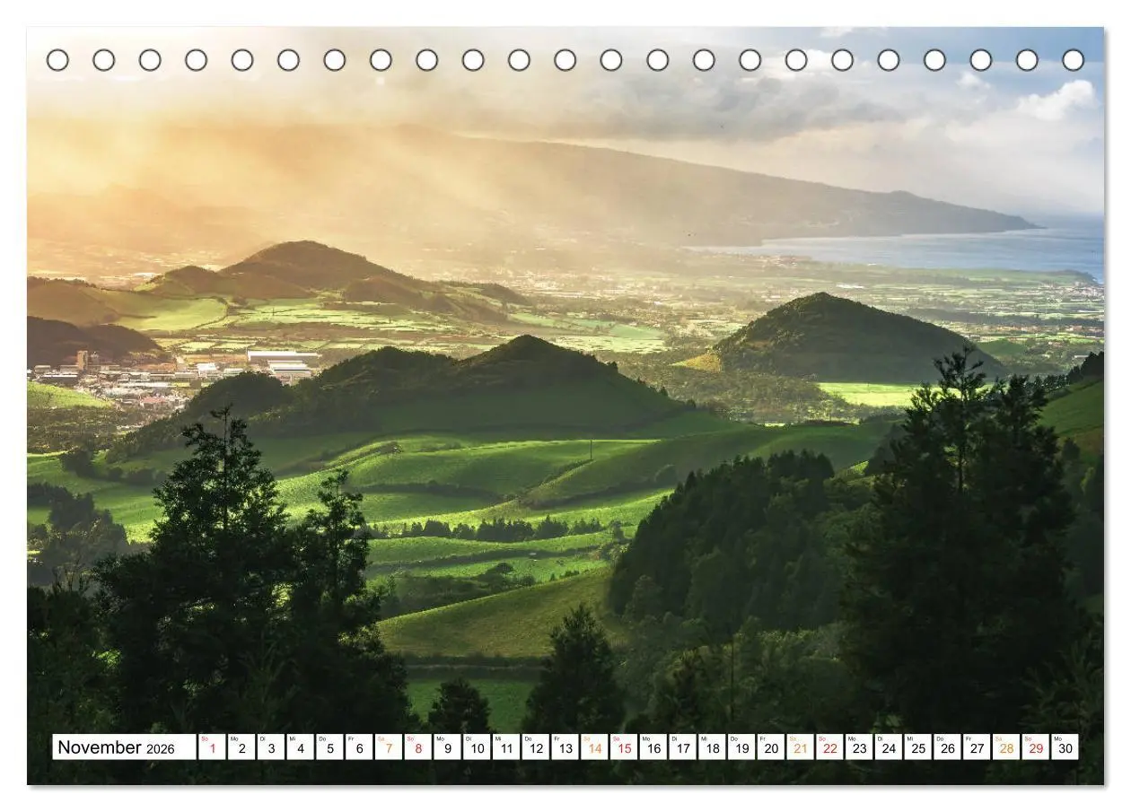 Bild: 9783457827697 | Azoren - Paradies im Atlantik (Tischkalender 2026 DIN A5 quer),...