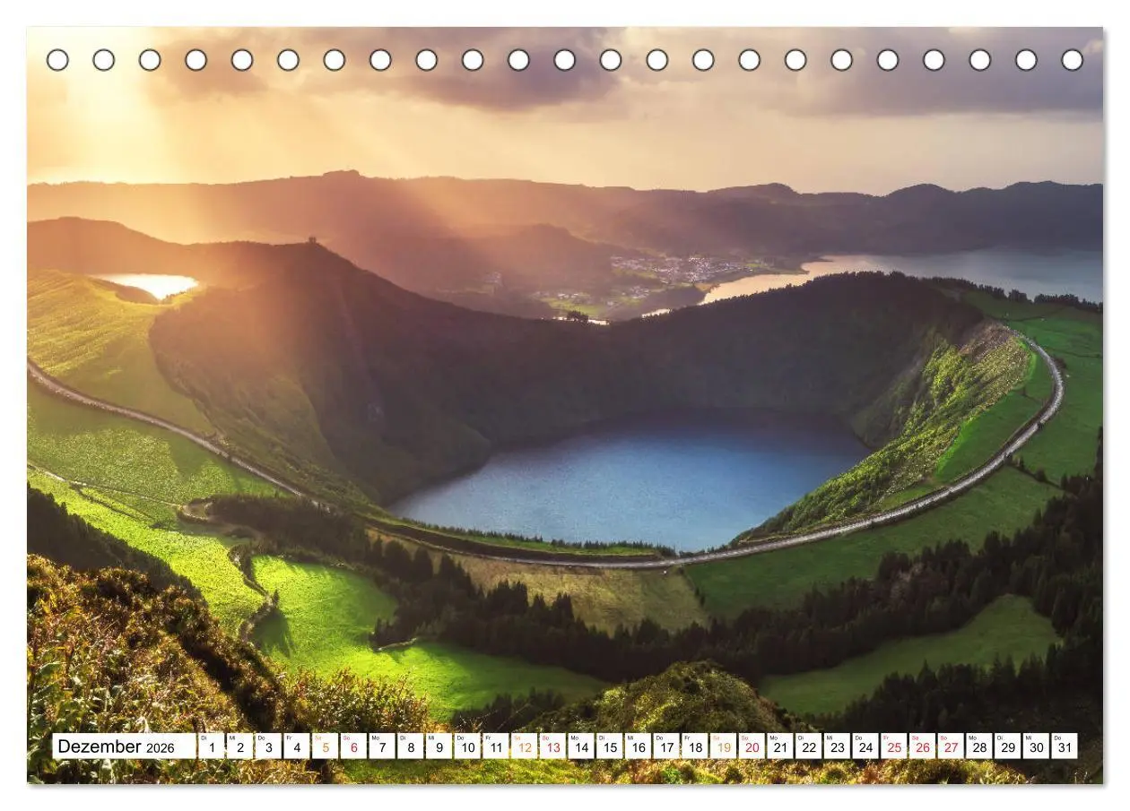 Bild: 9783457827697 | Azoren - Paradies im Atlantik (Tischkalender 2026 DIN A5 quer),...