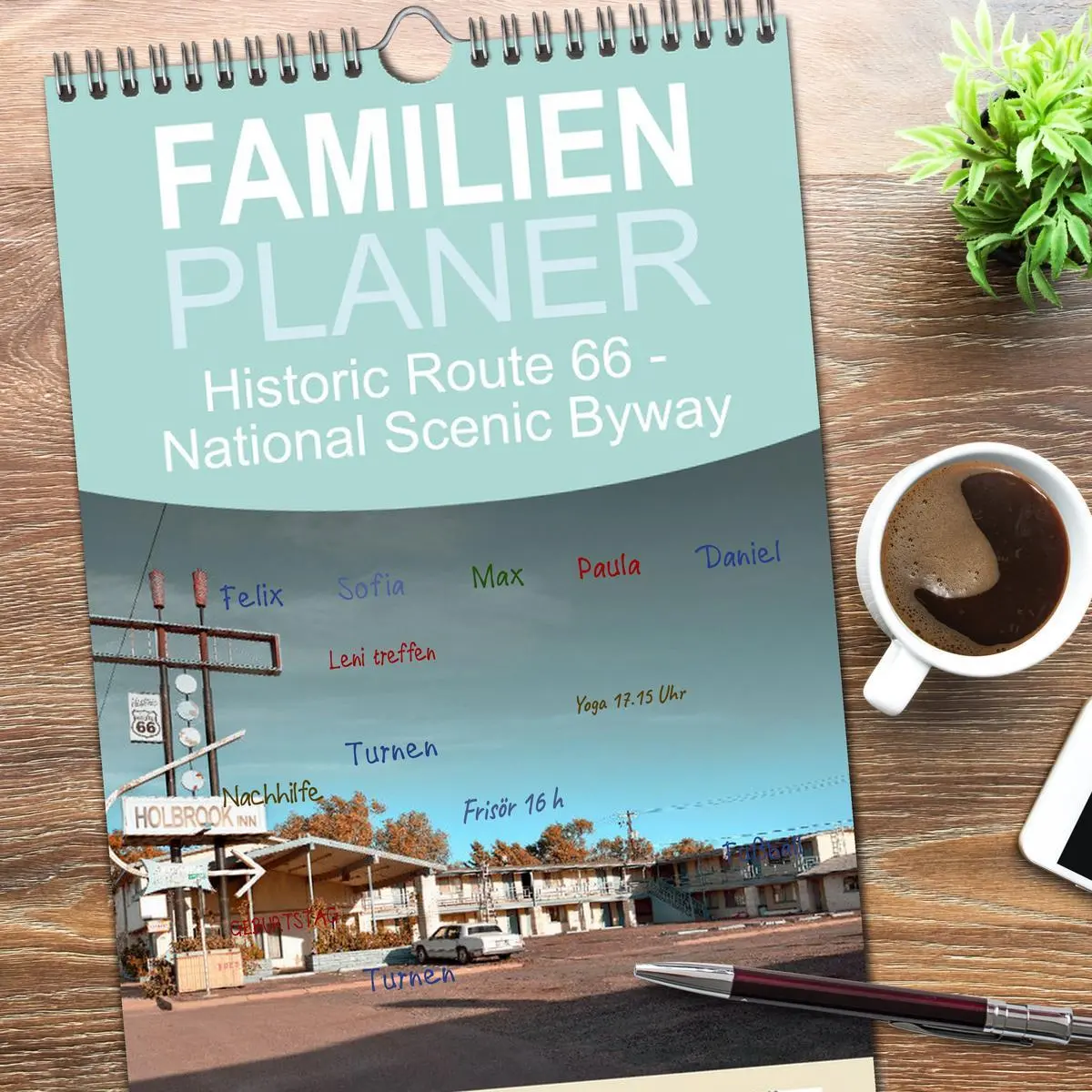 Bild: 9783516607697 | Familienplaner 2026 - Historic Route 66 - National Scenic Byway mit...