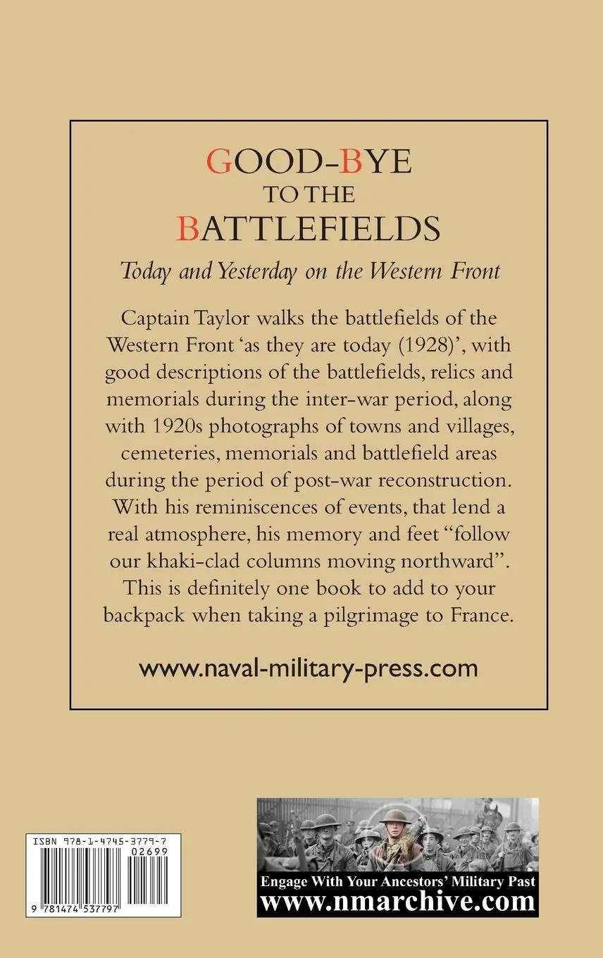Rückseite: 9781474537797 | GOOD-BYE TO THE BATTLEFIELDS | H. A. Taylor | Buch | Gebunden | 2023