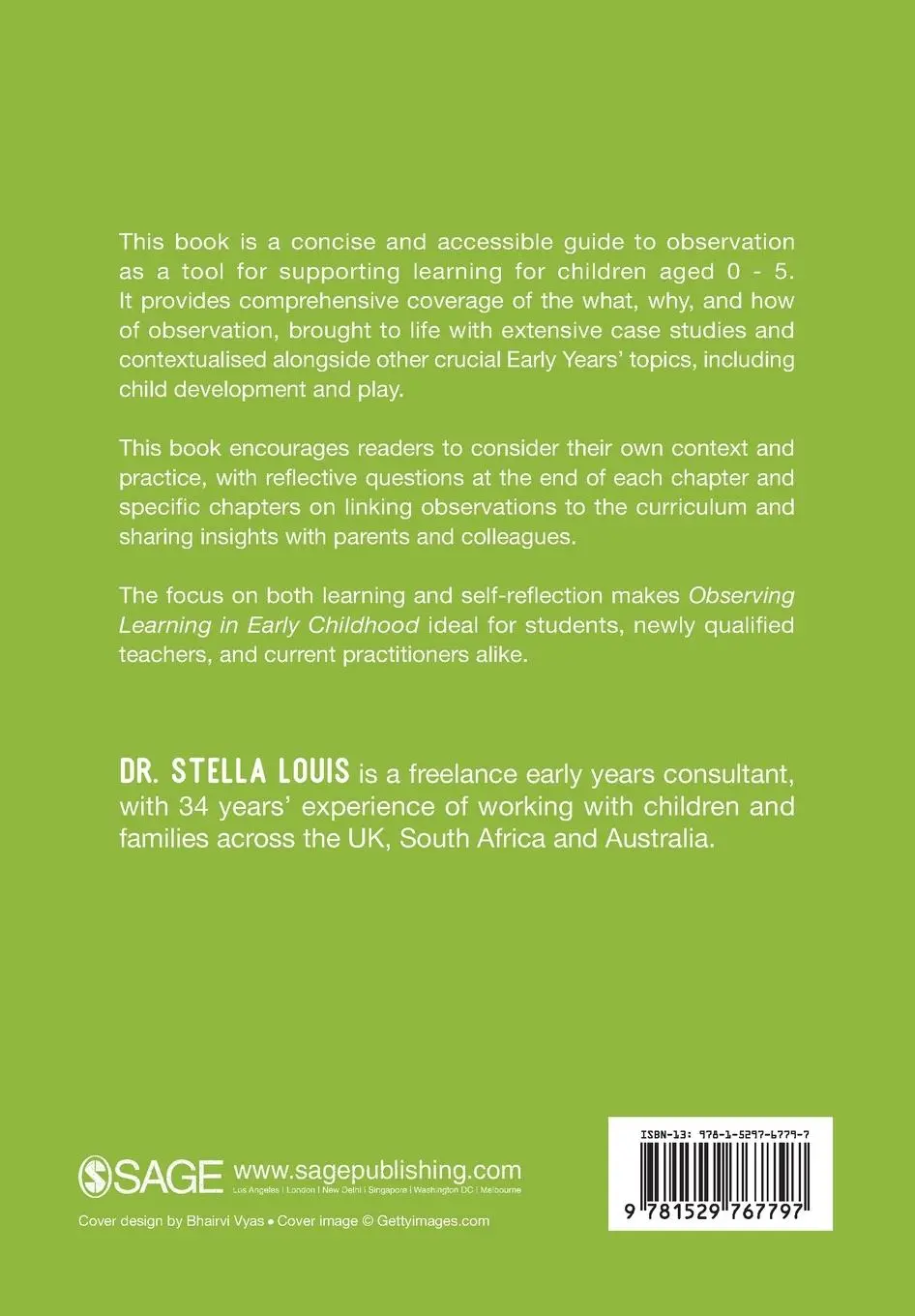 Rückseite: 9781529767797 | Observing Learning in Early Childhood | Stella Louis | Taschenbuch