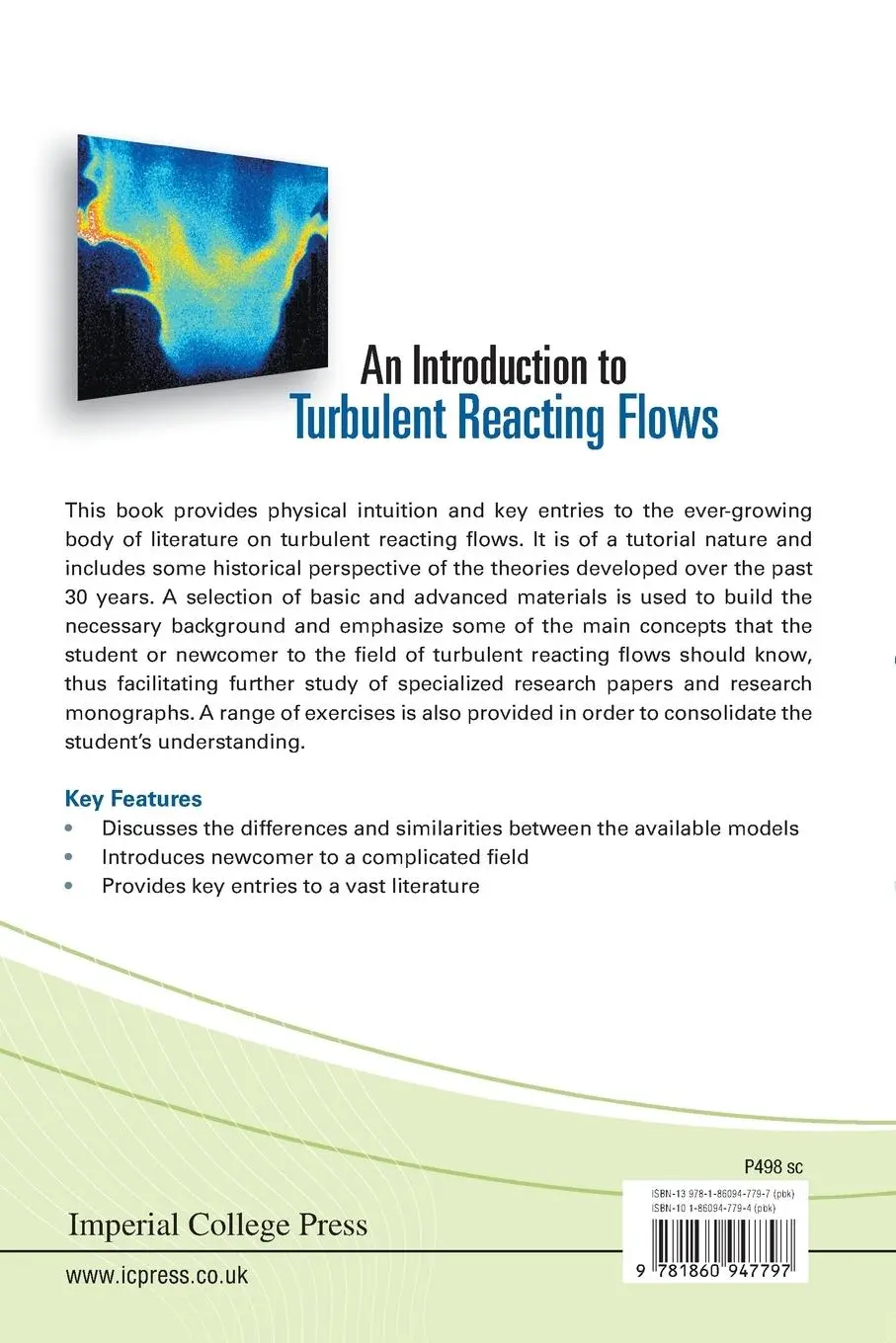 Rückseite: 9781860947797 | INTRO TO TURBULENT REACTING FLOWS,THE | R S Cant &amp; E Mastorakos | Buch