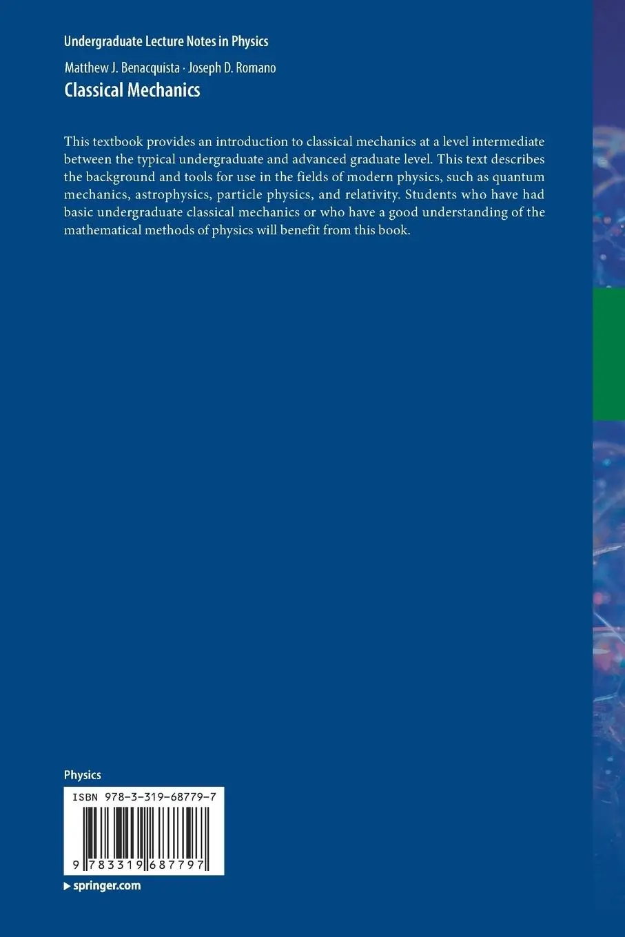 Rückseite: 9783319687797 | Classical Mechanics | Joseph D. Romano (u. a.) | Taschenbuch | xvii