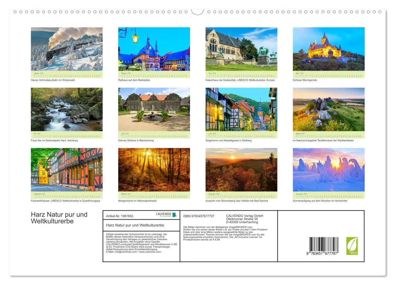 Bild: 9783457677797 | Harz Natur pur und Weltkulturerbe (hochwertiger Premium...