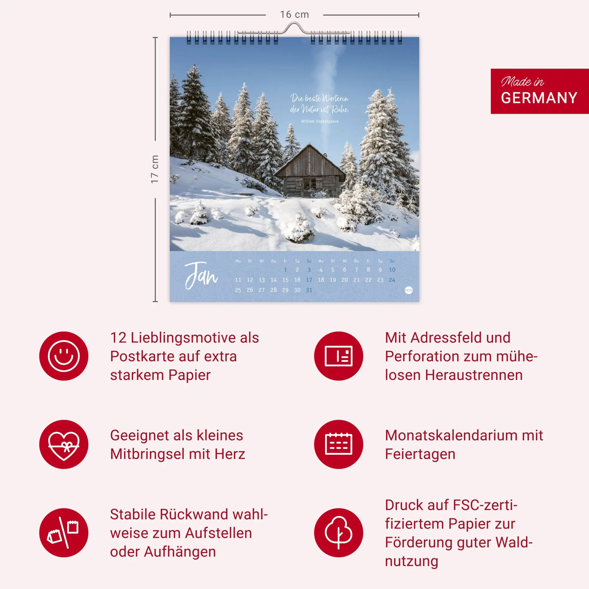 Bild: 9783756417797 | Stille Momente Postkartenkalender 2027 | Heye | Kalender | 13 S.