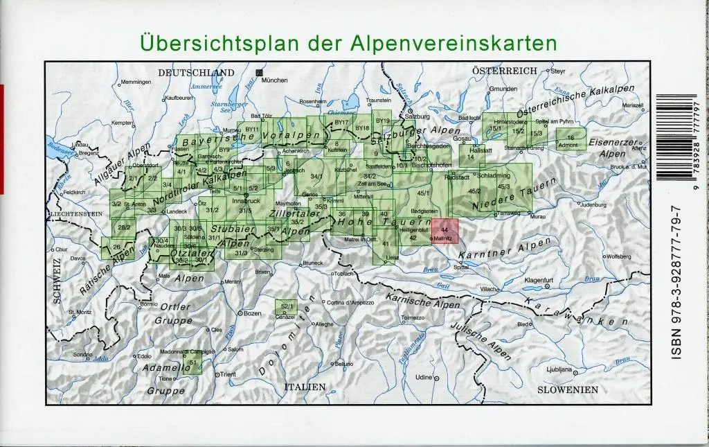 Bild: 9783928777797 | DAV Alpenvereinskarte 44 Ankogel - Hochalmspitze 1 : 25 000...