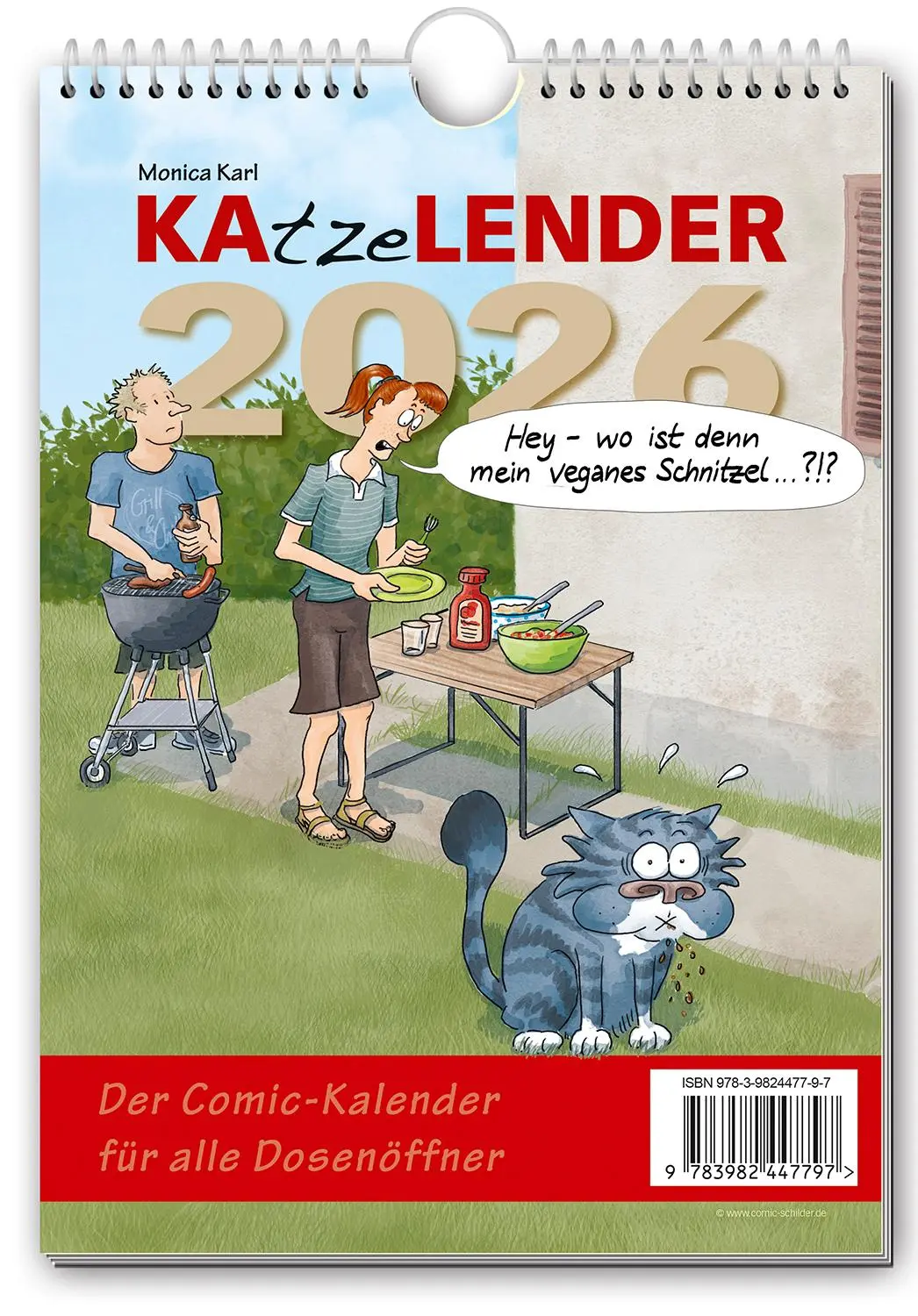 Cover: 9783982447797 | KAtzeLENDER 2026 | Der Comic-Kalender für alle Dosenöffner | Kalender
