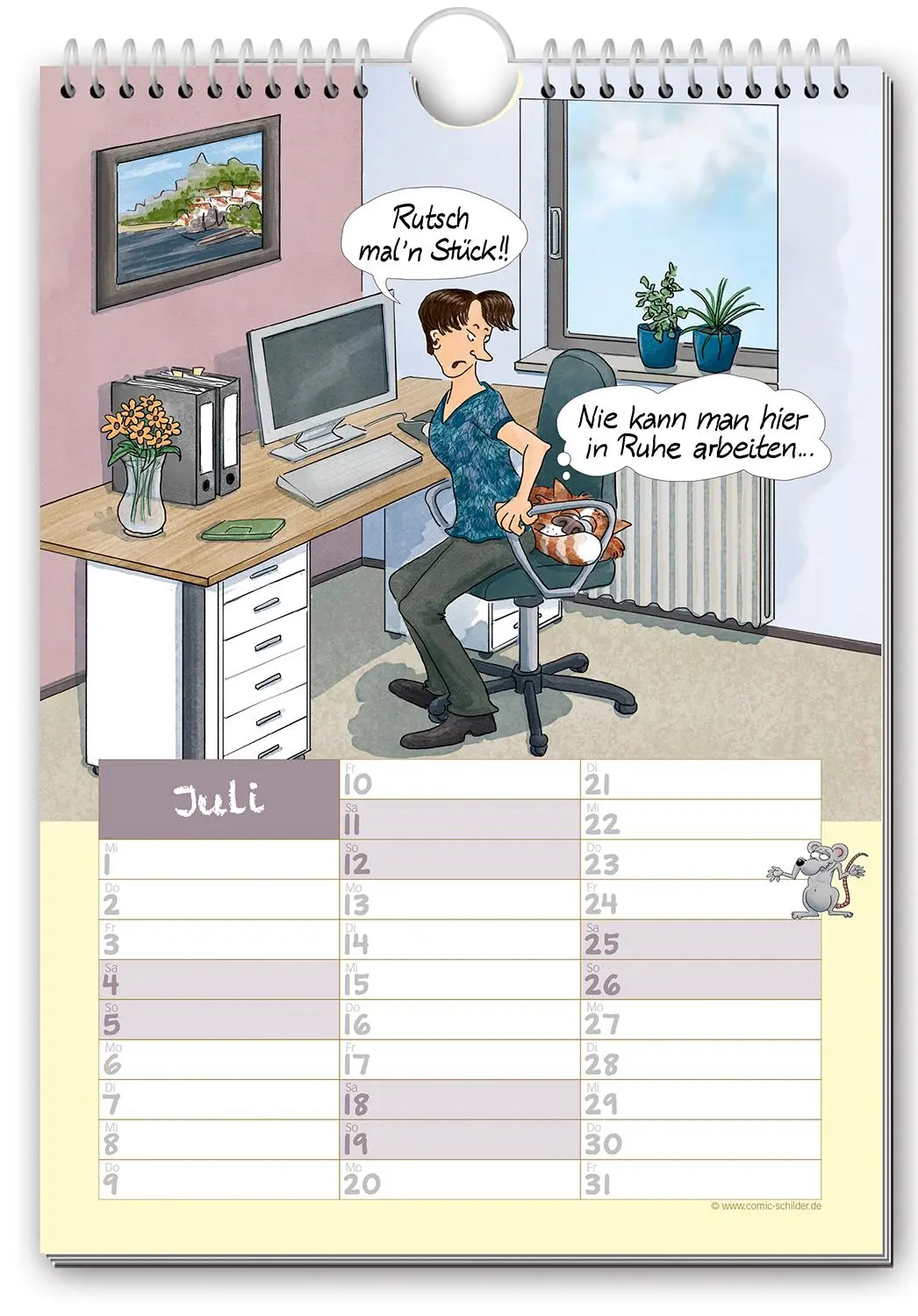 Bild: 9783982447797 | KAtzeLENDER 2026 | Der Comic-Kalender für alle Dosenöffner | Kalender
