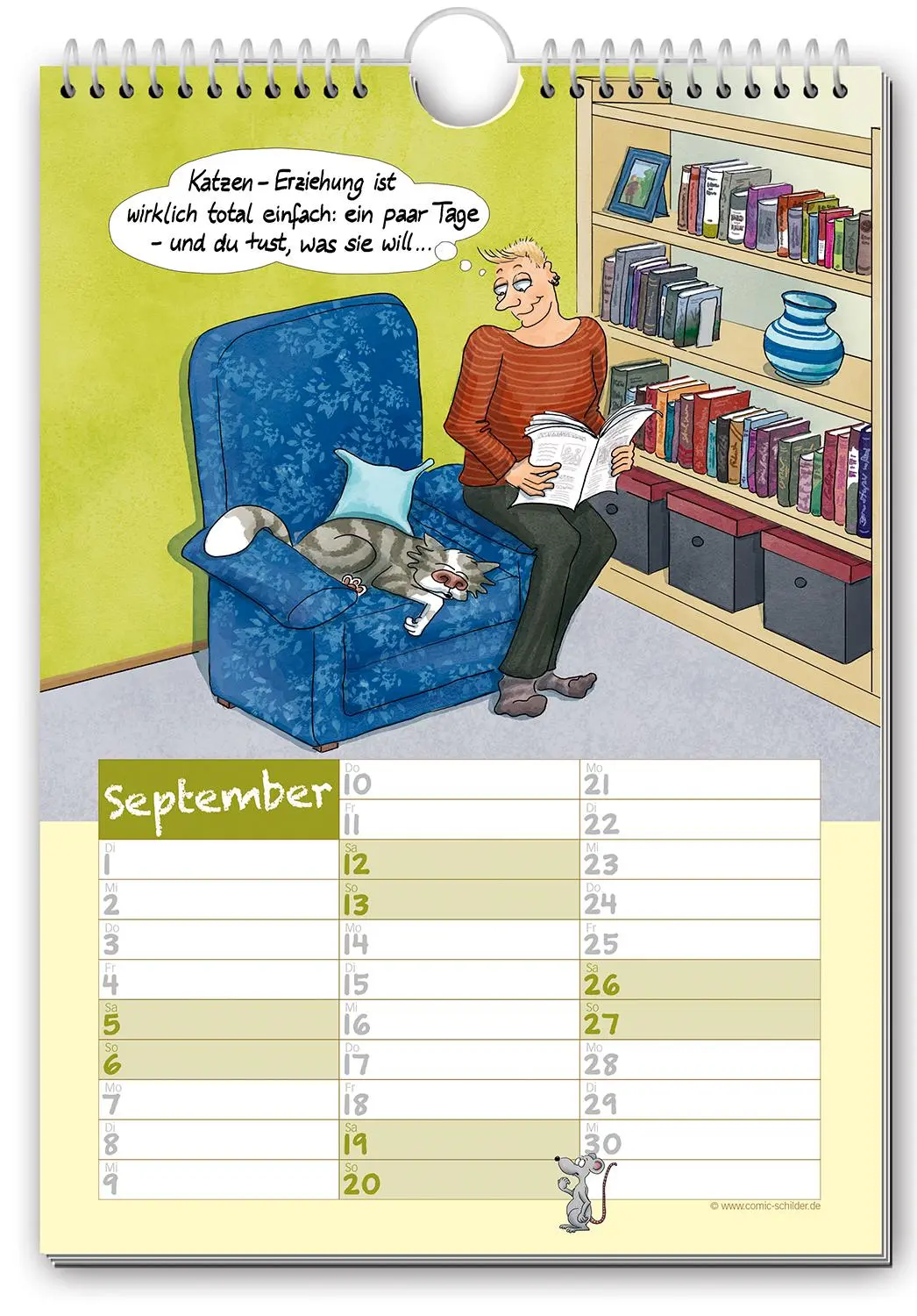 Bild: 9783982447797 | KAtzeLENDER 2026 | Der Comic-Kalender für alle Dosenöffner | Kalender
