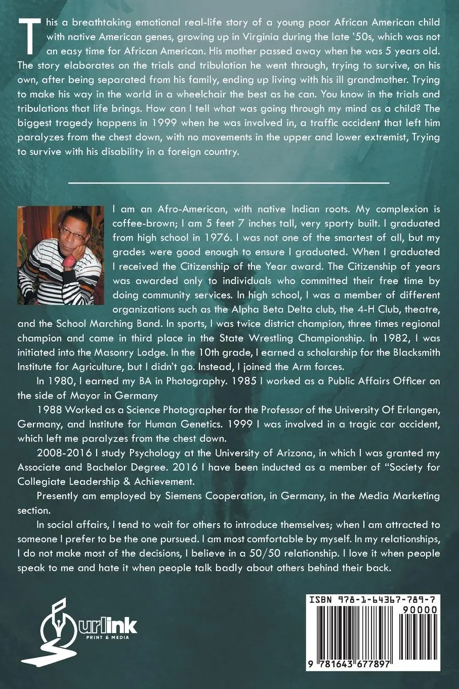 Rückseite: 9781643677897 | Tribulations of my Life | Howard Wallace | Taschenbuch | Englisch