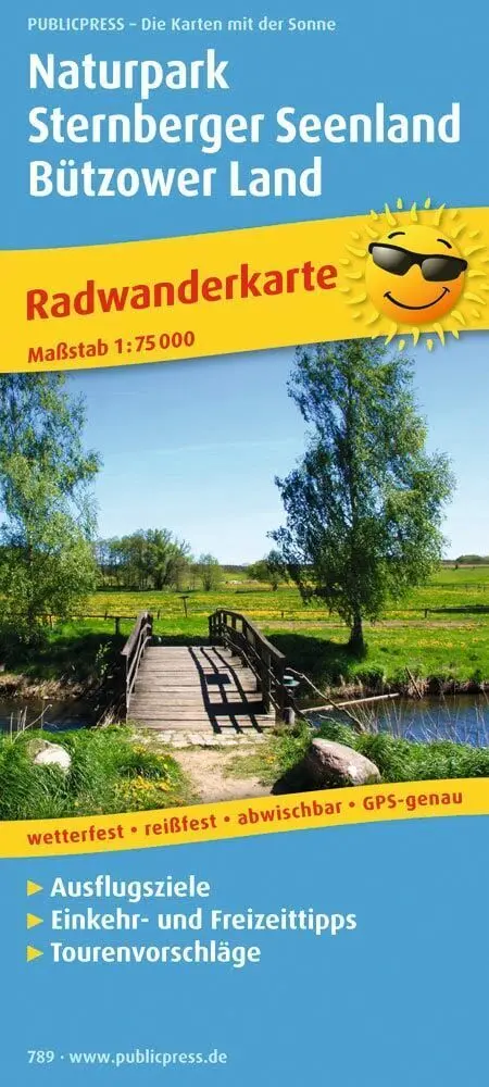 Cover: 9783899207897 | Publicpress Radkarte Naturpark Sternberger Seenland, Bützower Land...