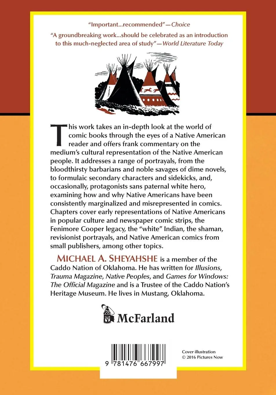 Rückseite: 9781476667997 | Native Americans in Comic Books | A Critical Study | Sheyahshe | Buch