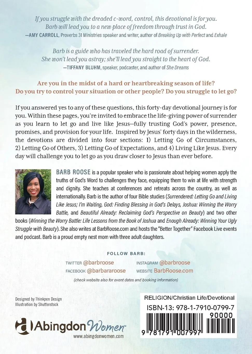 Rückseite: 9781791007997 | Surrendered | 40 Devotions to Help You Let Go and Live Like Jesus