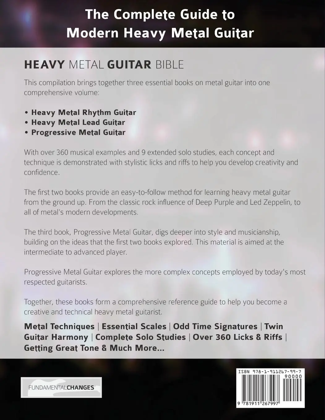 Rückseite: 9781911267997 | The Heavy Metal Guitar Bible | Rob Thorpe | Taschenbuch | Englisch
