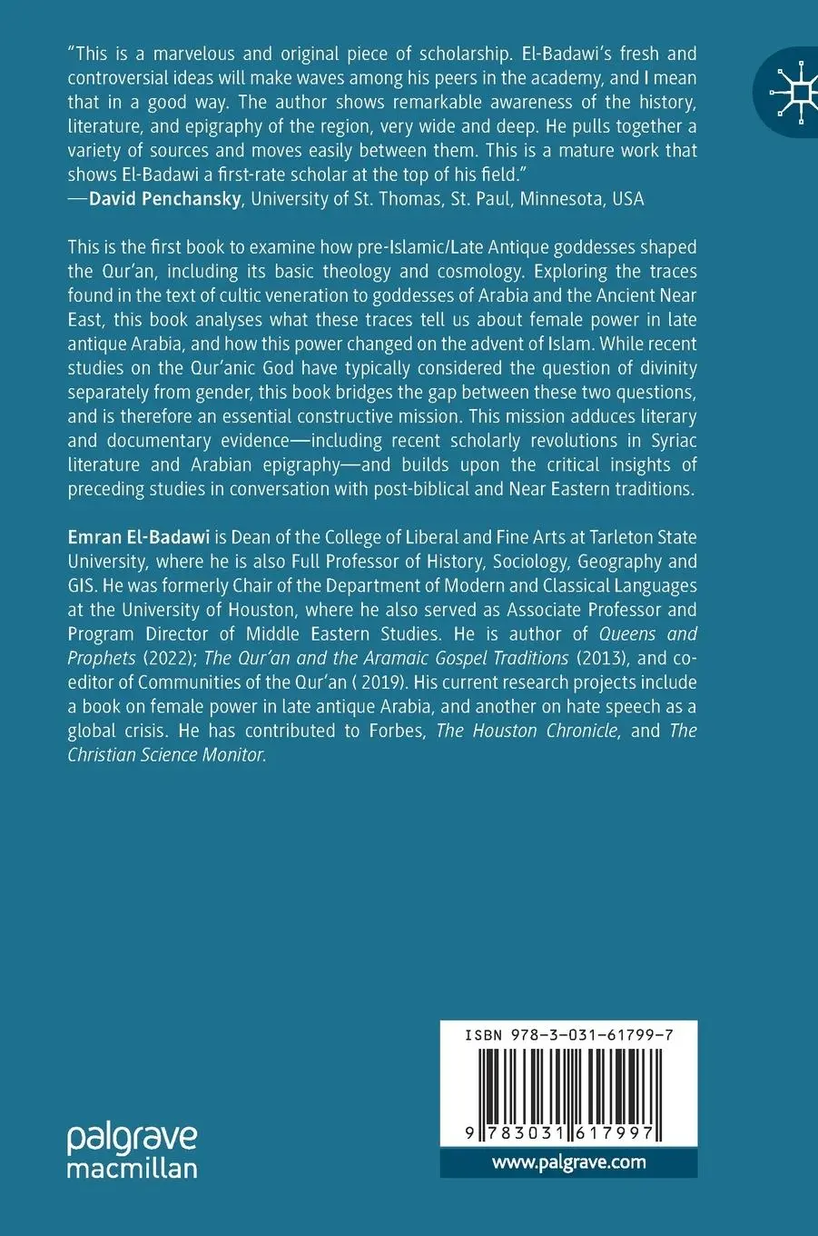 Rückseite: 9783031617997 | Female Divinity in the Qur'an | Emran El-Badawi | Buch | xxi | 2024