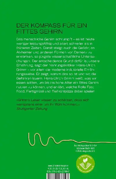 Rückseite: 9783426277997 | Dumm gegessen! | Wie uns die Nahrungsindustrie um den Verstand bringt