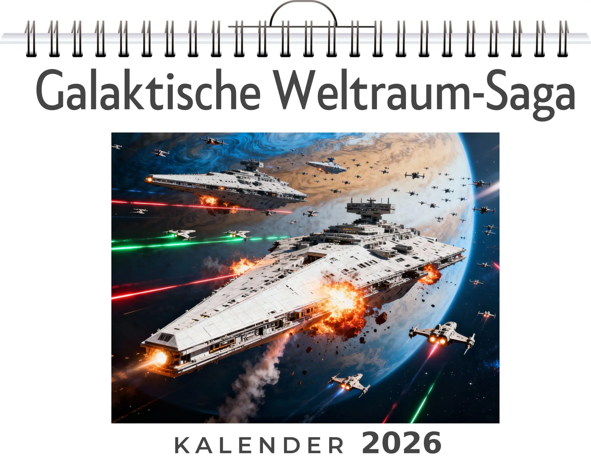 Cover: 9783695327997 | Galaktische Weltraum-Saga | Zoe Bauer | Kalender | Deutsch | 2026