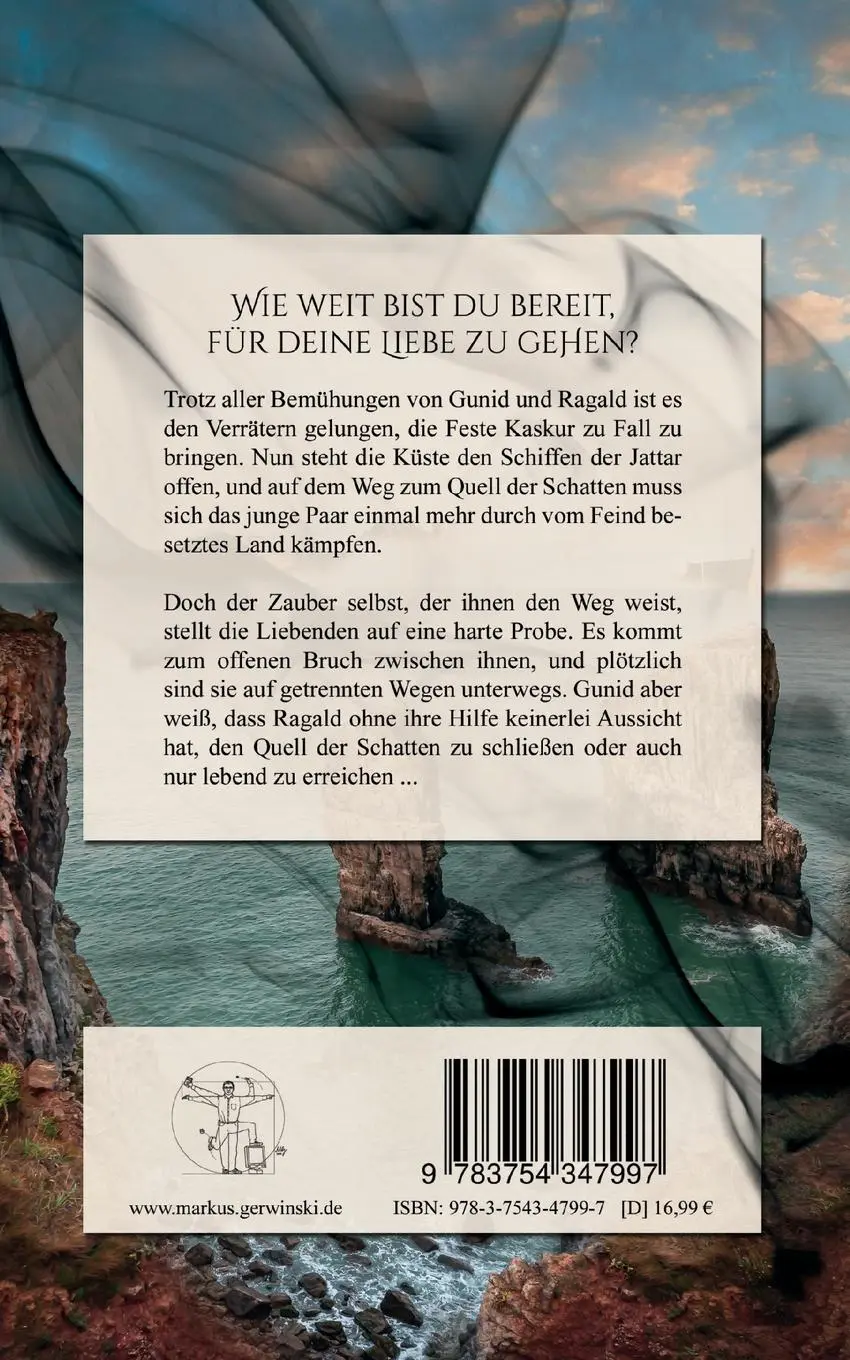 Rückseite: 9783754347997 | Herrscherin der Schatten | Markus Gerwinski | Taschenbuch | 548 S.