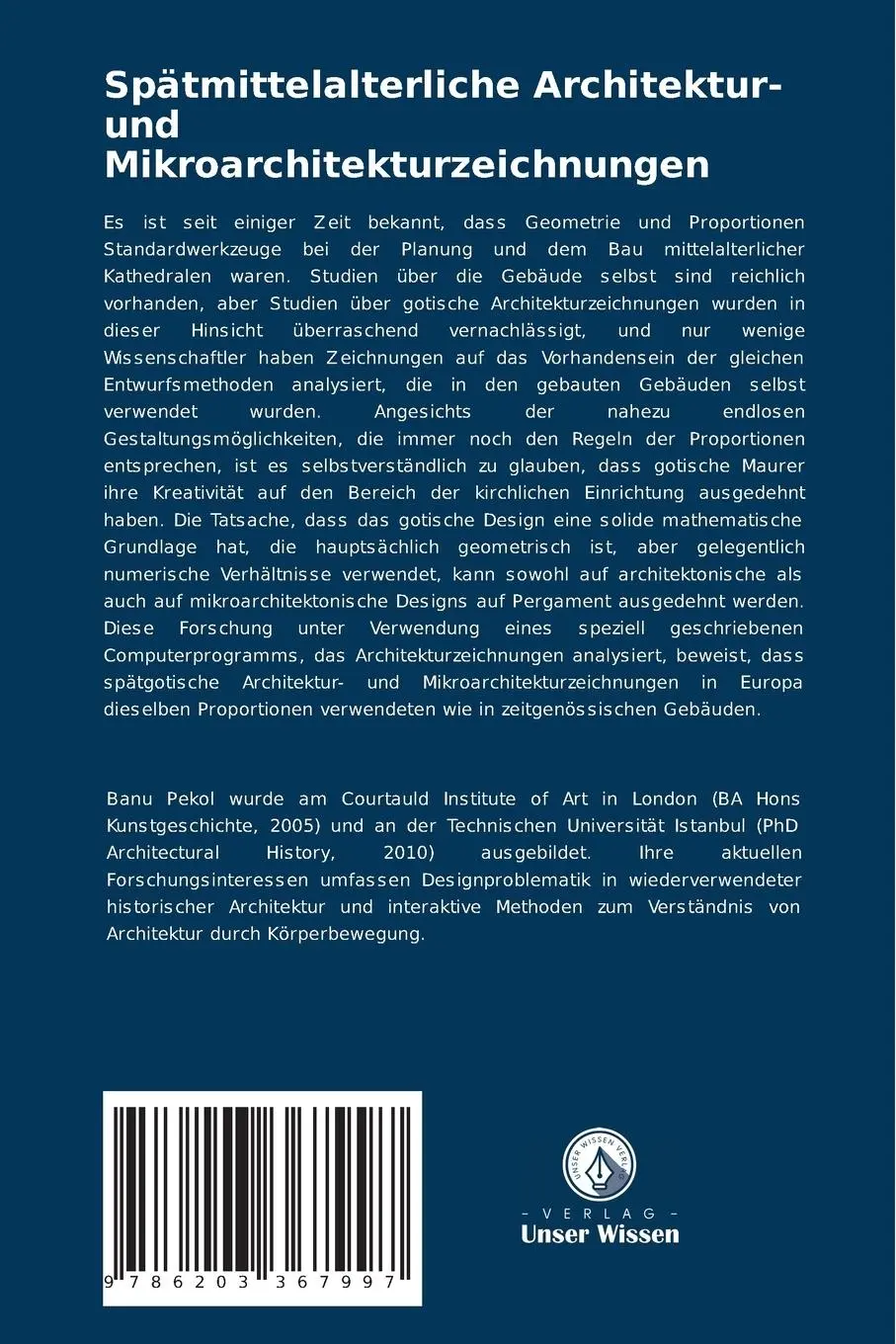 Rückseite: 9786203367997 | Spätmittelalterliche Architektur- und Mikroarchitekturzeichnungen