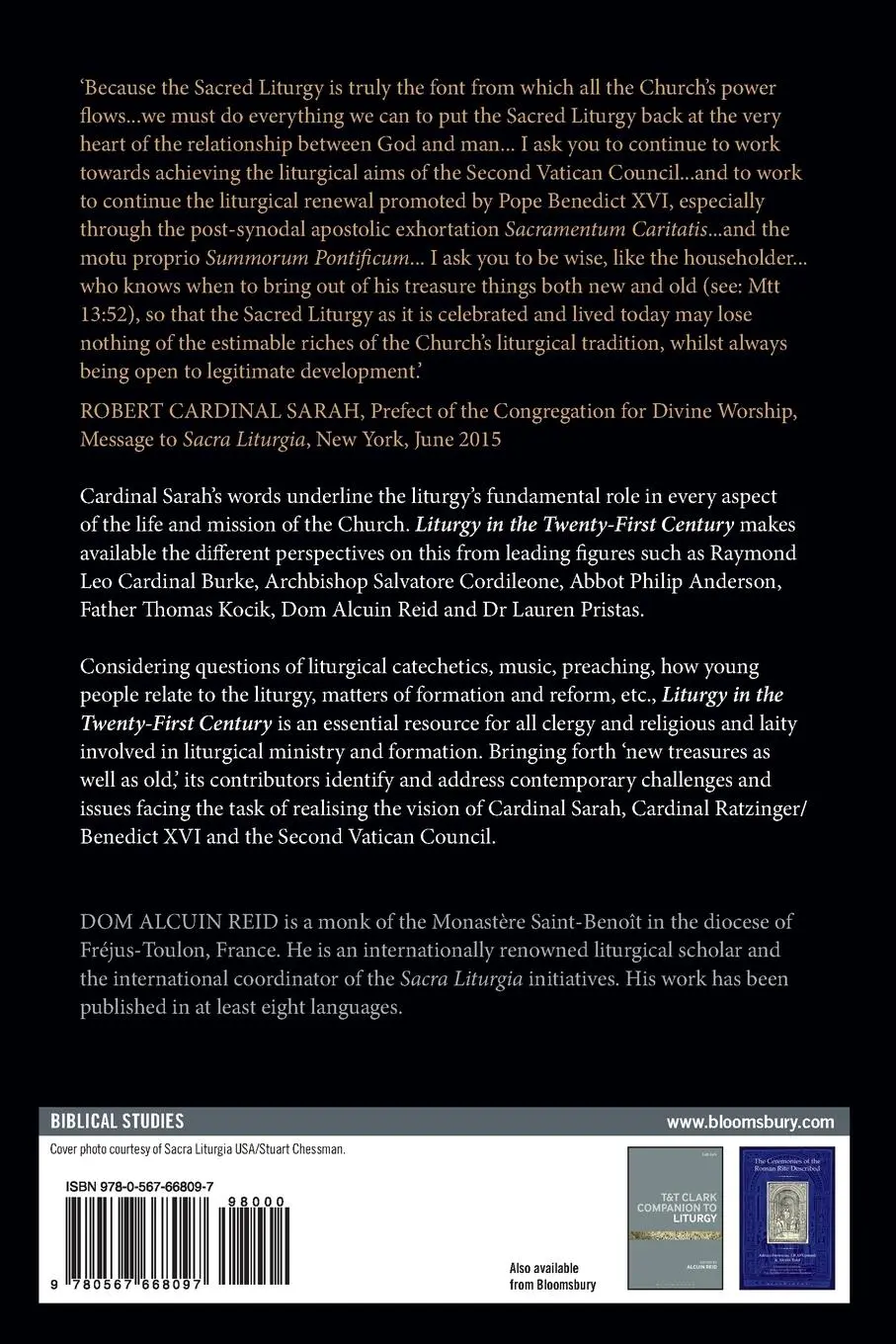 Rückseite: 9780567668097 | Liturgy in the Twenty-First Century | Alcuin Reid | Taschenbuch | 2016