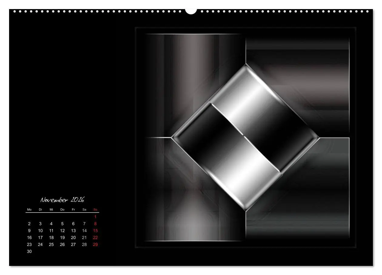 Bild: 9783516188097 | Schwarz trifft Weiß (Wandkalender 2026 DIN A2 quer), CALVENDO...