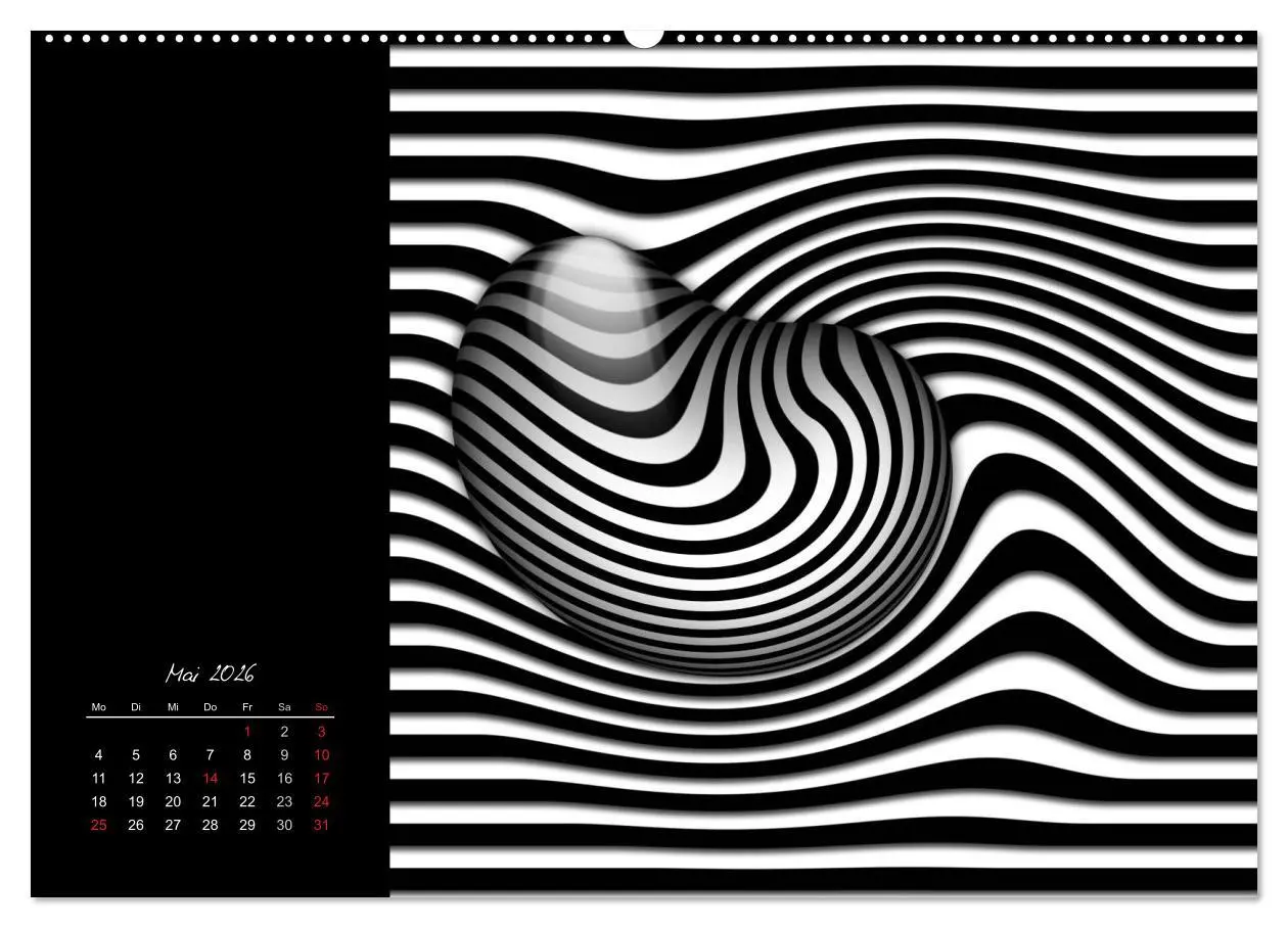 Bild: 9783516188097 | Schwarz trifft Weiß (Wandkalender 2026 DIN A2 quer), CALVENDO...