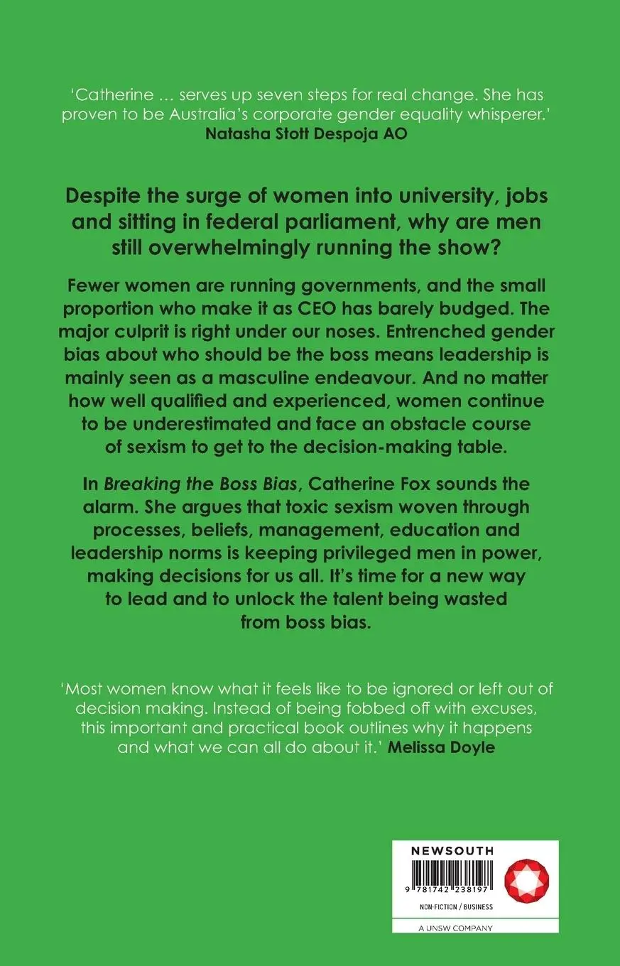 Rückseite: 9781742238197 | Breaking the Boss Bias | How to get more women into leadership | Fox