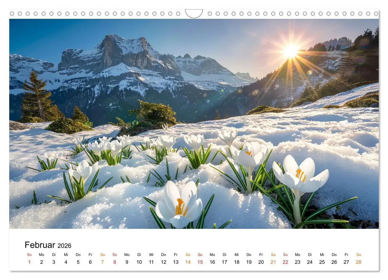 Bild: 9783457398197 | Natur im Jahr (Wandkalender 2026 DIN A3 quer), CALVENDO Monatskalender