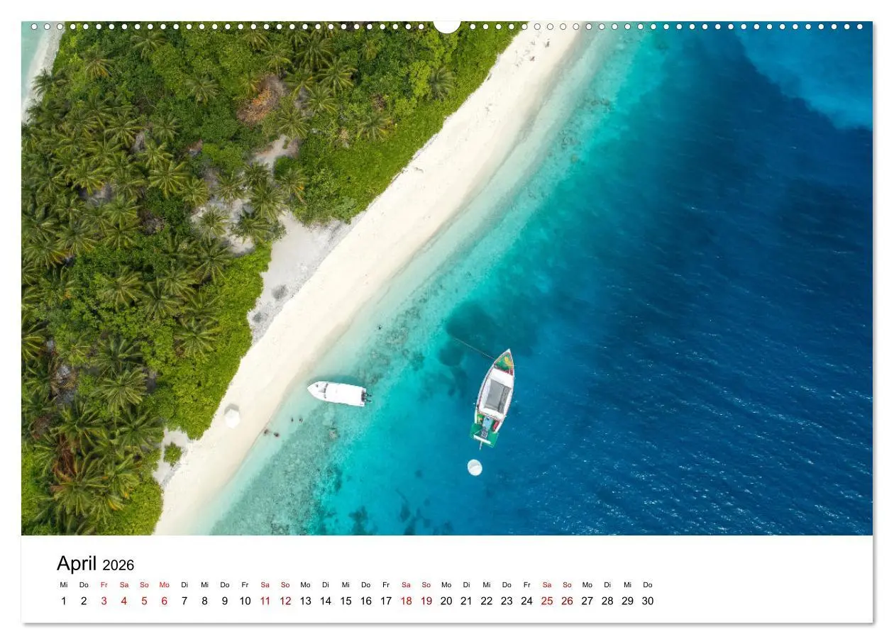 Bild: 9783457608197 | Bahamas - Paradiesische Strände. (Wandkalender 2026 DIN A2 quer),...