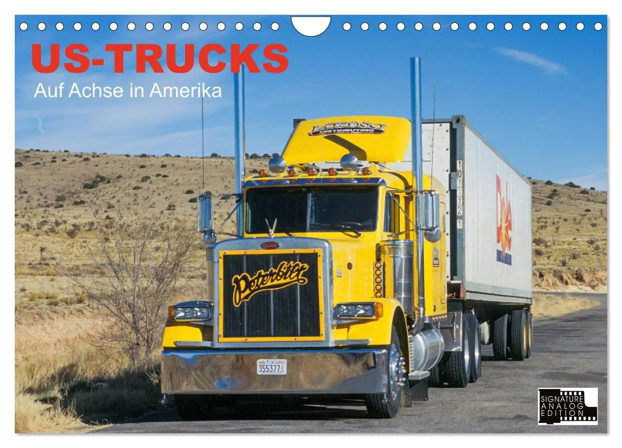 Cover: 9783457778197 | US-Trucks - Auf Achse in Amerika (Wandkalender 2026 DIN A4 quer),...