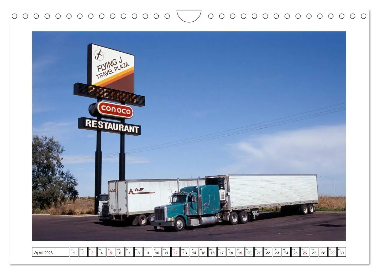 Bild: 9783457778197 | US-Trucks - Auf Achse in Amerika (Wandkalender 2026 DIN A4 quer),...