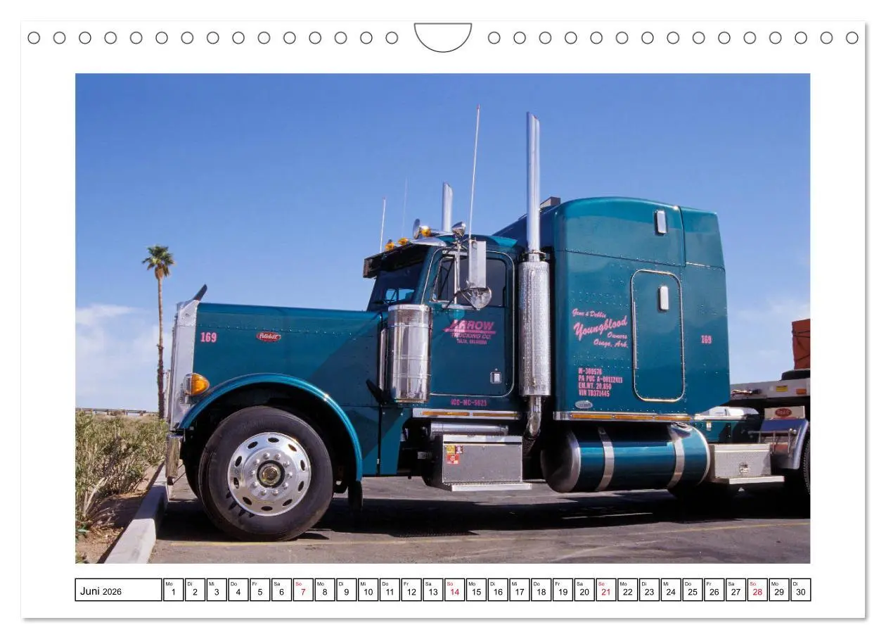 Bild: 9783457778197 | US-Trucks - Auf Achse in Amerika (Wandkalender 2026 DIN A4 quer),...