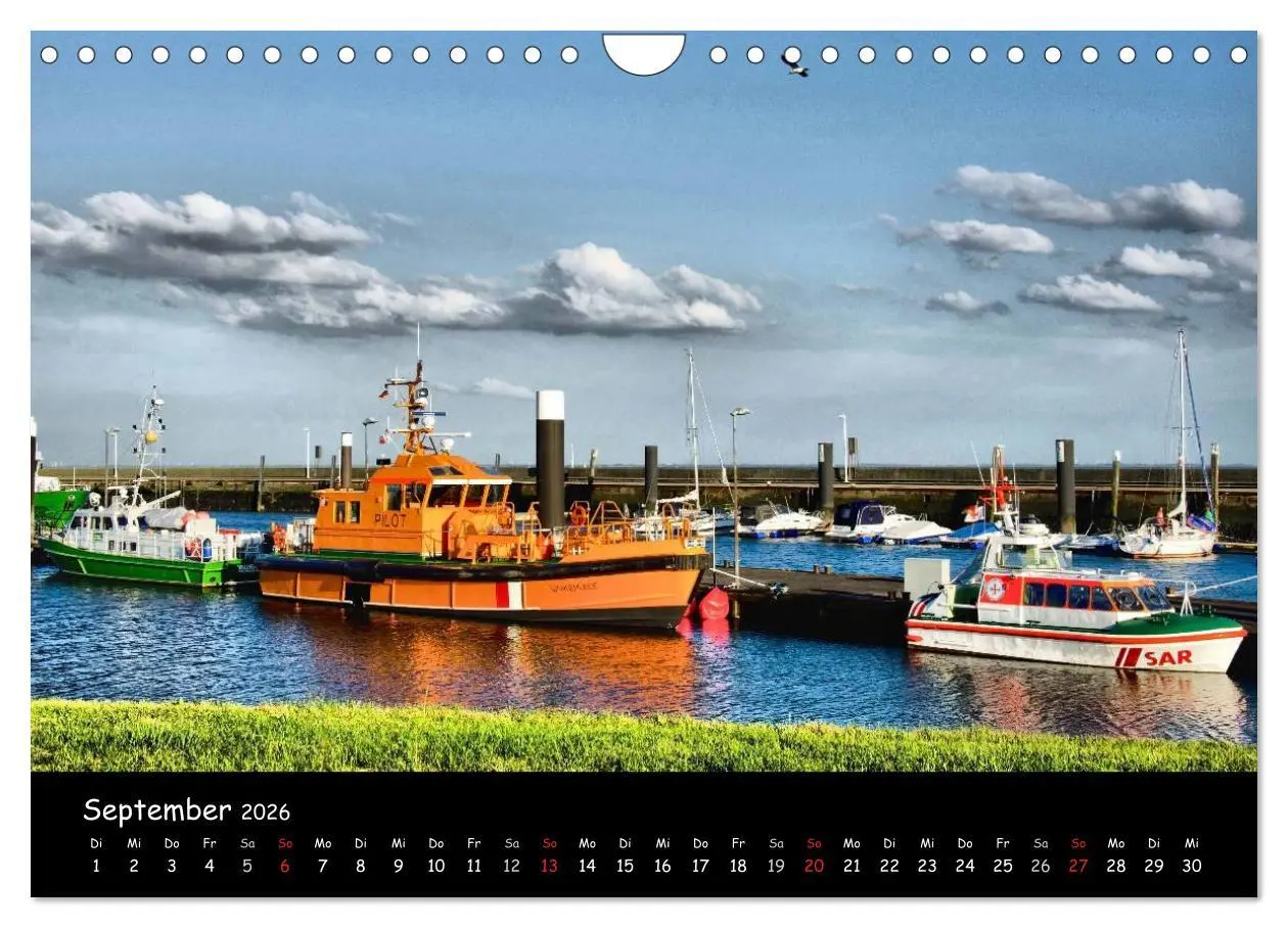 Bild: 9783516178197 | Wilhelmshaven (Wandkalender 2026 DIN A4 quer), CALVENDO Monatskalender