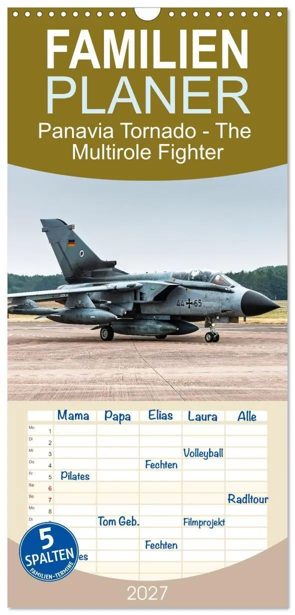 Cover: 9783516798197 | Familienplaner 2027 - Panavia Tornado - The Multirole Fighter mit 5...