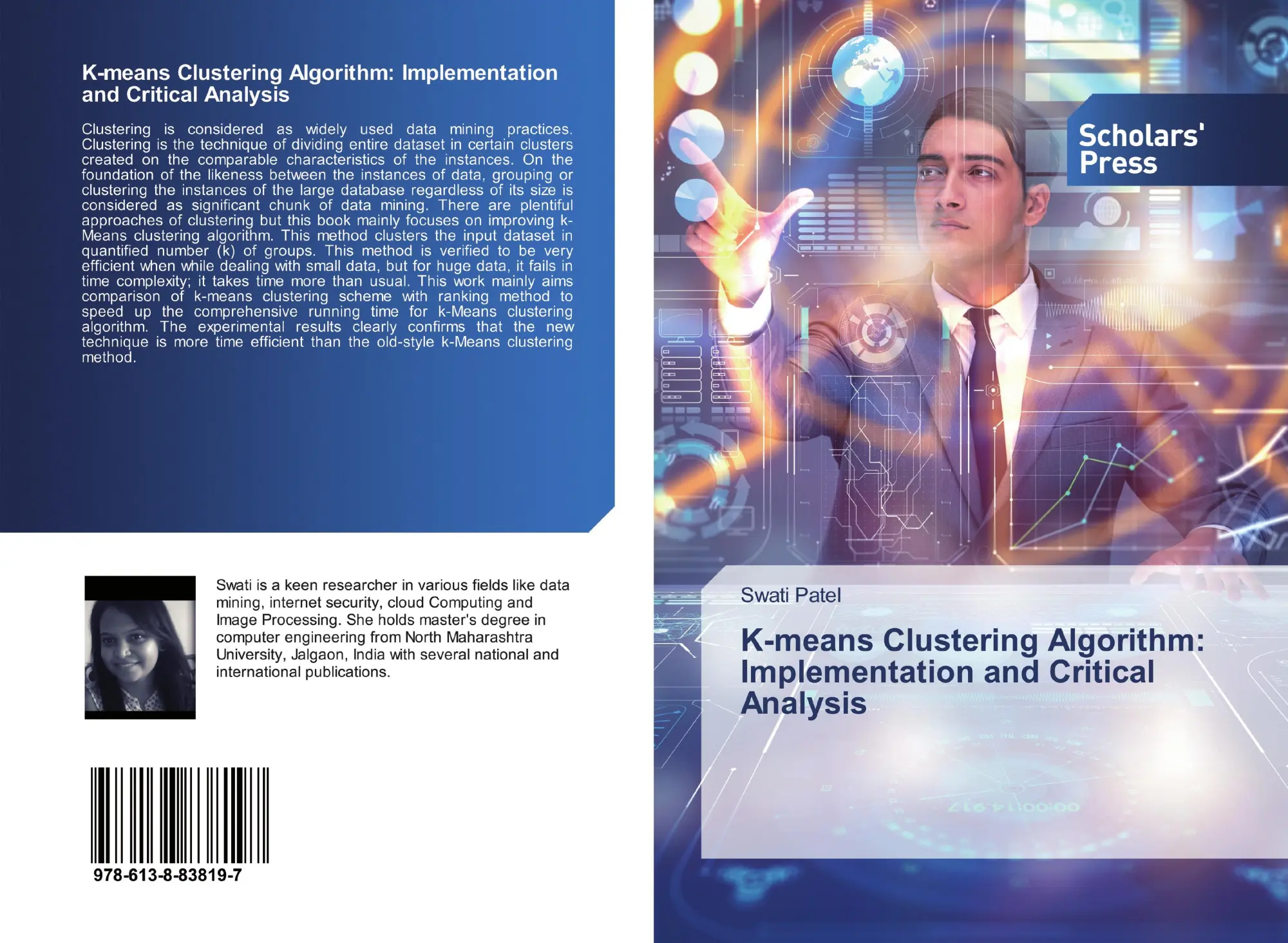 Cover: 9786138838197 | K-means Clustering Algorithm: Implementation and Critical Analysis