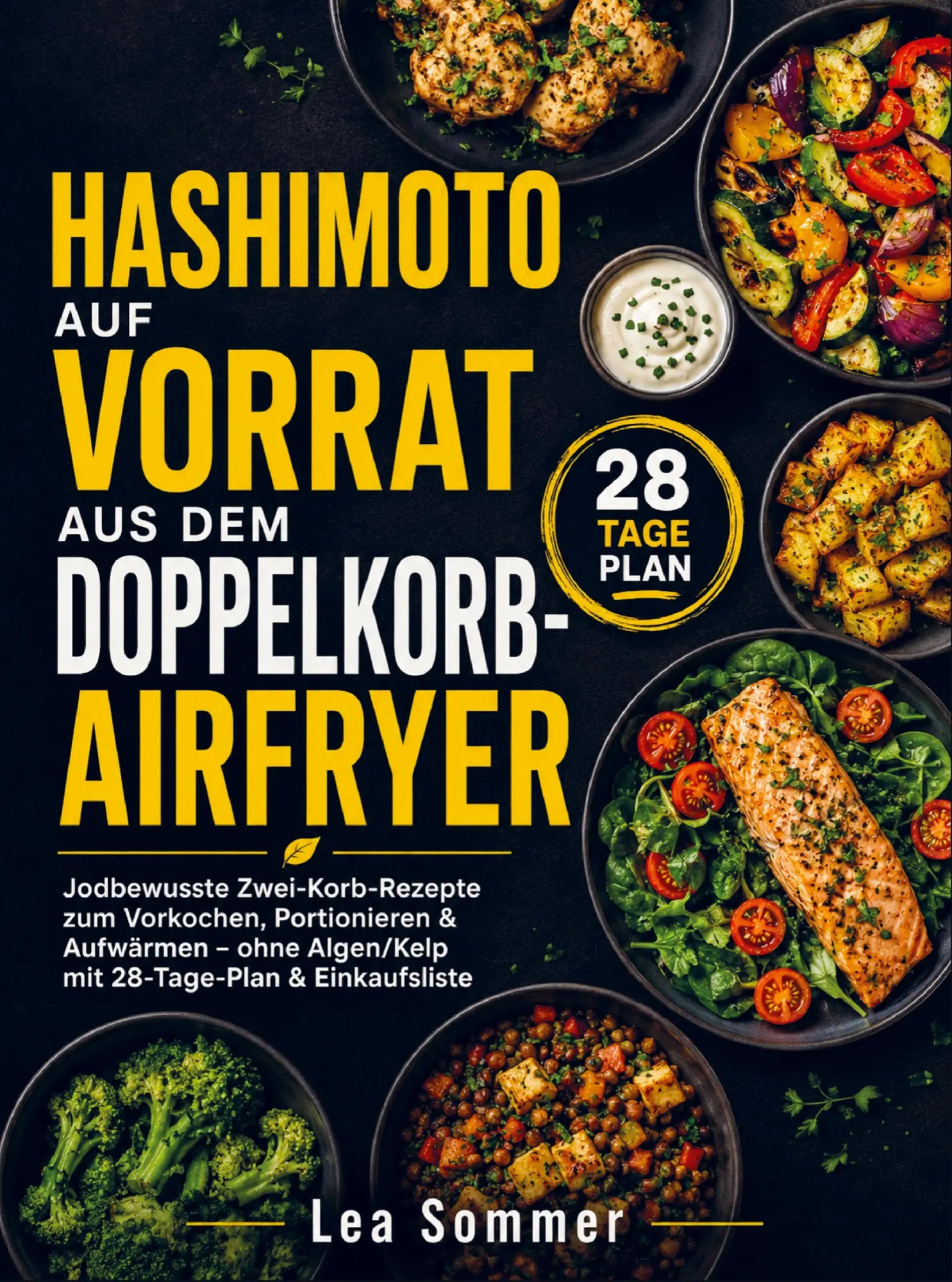 Cover: 9789403858197 | Hashimoto auf Vorrat aus dem Doppelkorb-Airfryer | Lea Sommer | Buch