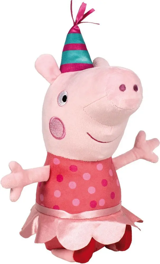 Cover: 4001504428297 | Peppa Pig, Peppa Wutz, Party, 38 cm | Plüschspielzeug | Polybeutel
