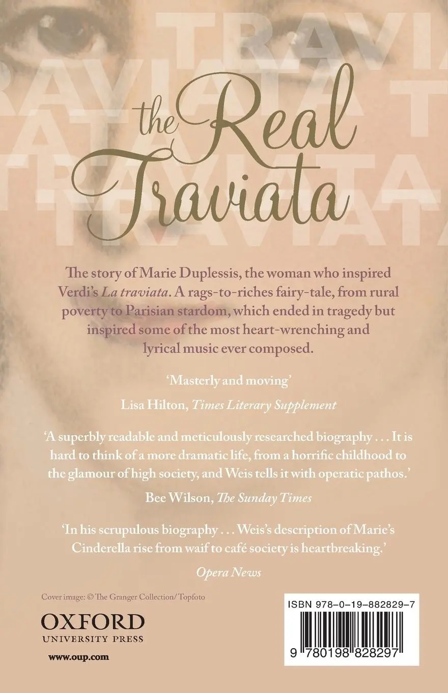 Rückseite: 9780198828297 | Real Traviata | The Song of Marie Duplessis | Rene Weis | Taschenbuch