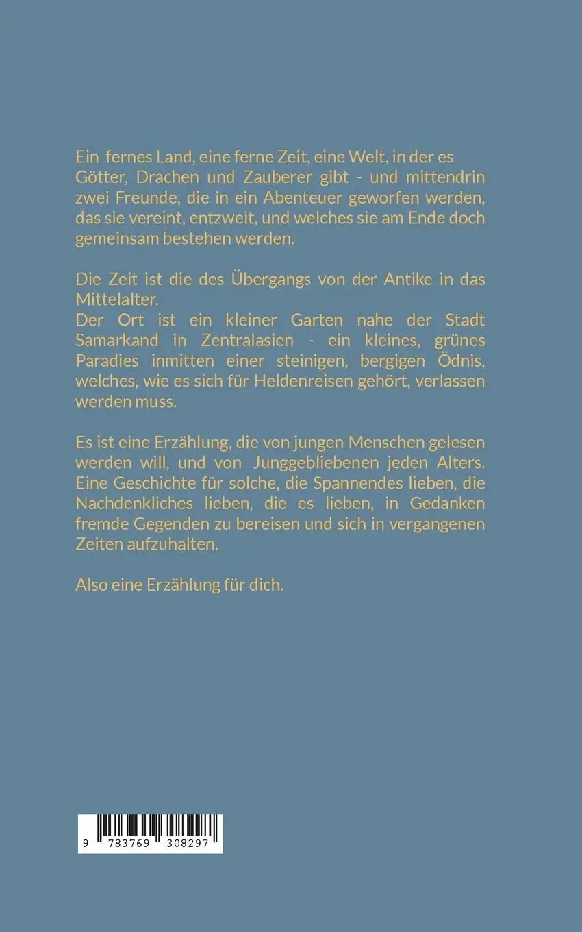 Rückseite: 9783769308297 | Der Gärtner von Samarkand | Hans-Jürgen Schleicher | Taschenbuch
