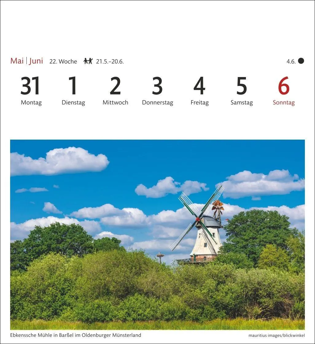 Bild: 9783840038297 | Deutschland Sehnsuchtskalender 2027 - Wochenkalender mit 53 Postkarten