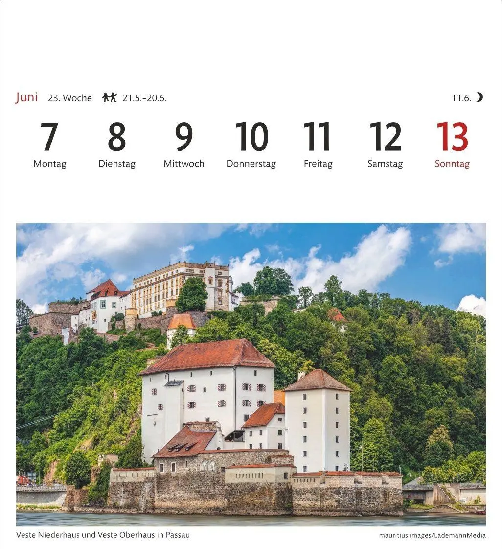 Bild: 9783840038297 | Deutschland Sehnsuchtskalender 2027 - Wochenkalender mit 53 Postkarten