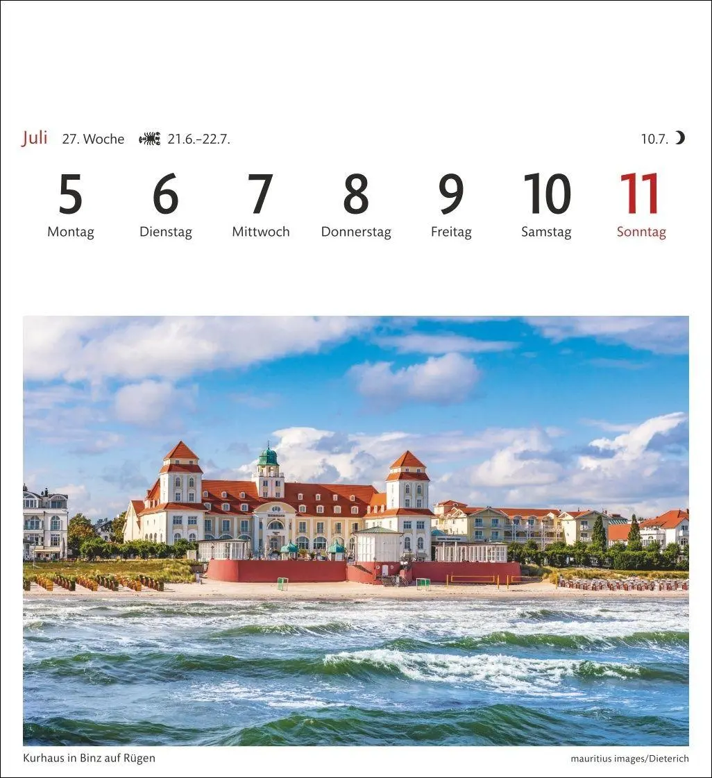 Bild: 9783840038297 | Deutschland Sehnsuchtskalender 2027 - Wochenkalender mit 53 Postkarten