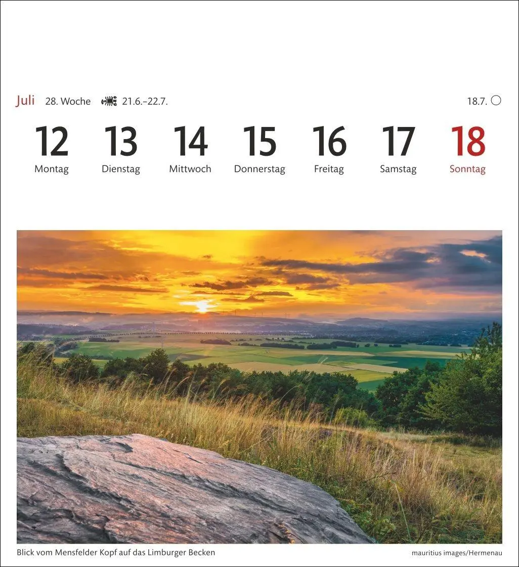 Bild: 9783840038297 | Deutschland Sehnsuchtskalender 2027 - Wochenkalender mit 53 Postkarten
