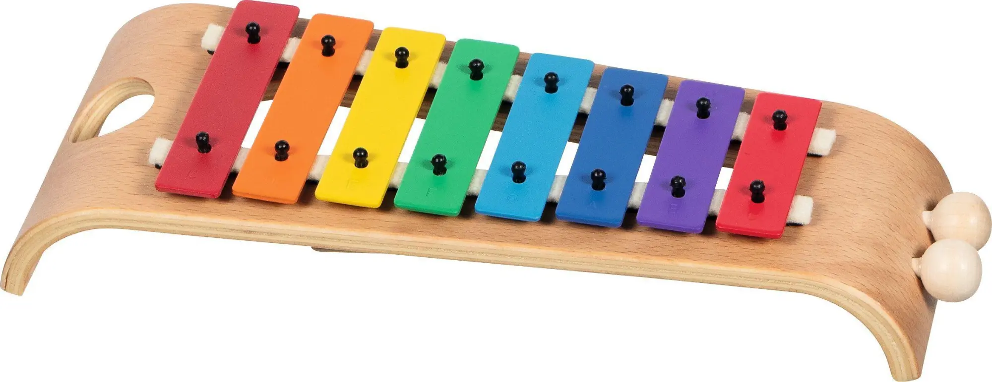 Cover: 4013594618397 | Xylophon | L= 28 cm, Holz, 2 Holzklöppel, 8 Tonplatten aus Metall, St