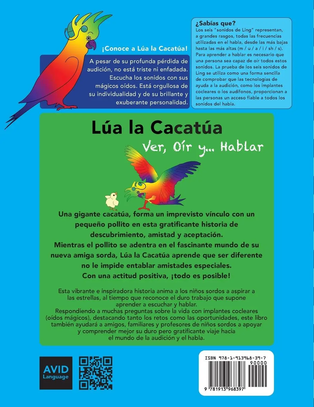 Rückseite: 9781913968397 | LÚA LA CACATÚA - Ver, Oír y... Hablar | Tanya Saunders | Taschenbuch