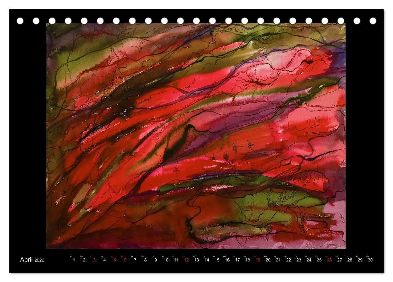 Bild: 9783516088397 | Feinste Aquarelle (Tischkalender 2026 DIN A5 quer), CALVENDO...