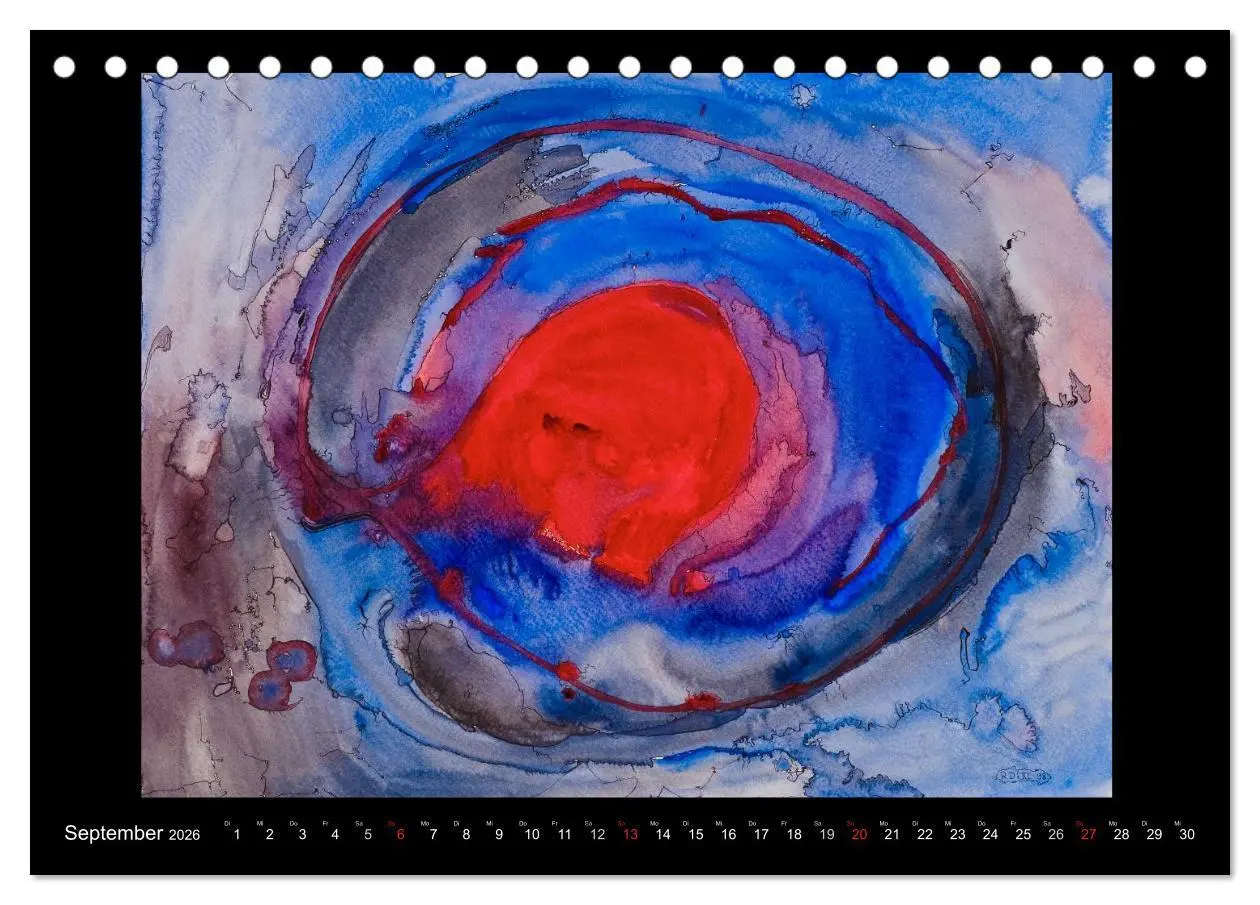 Bild: 9783516088397 | Feinste Aquarelle (Tischkalender 2026 DIN A5 quer), CALVENDO...