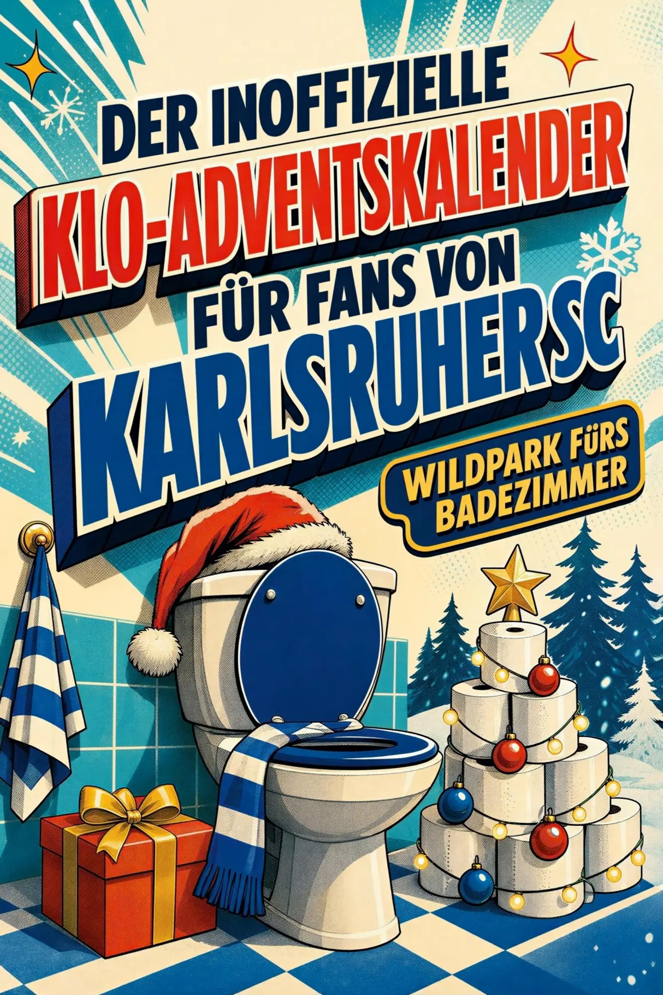 Cover: 9783696108397 | Der inoffizielle Klo-Adventskalender für Fans von Karlsruher SC | Buch