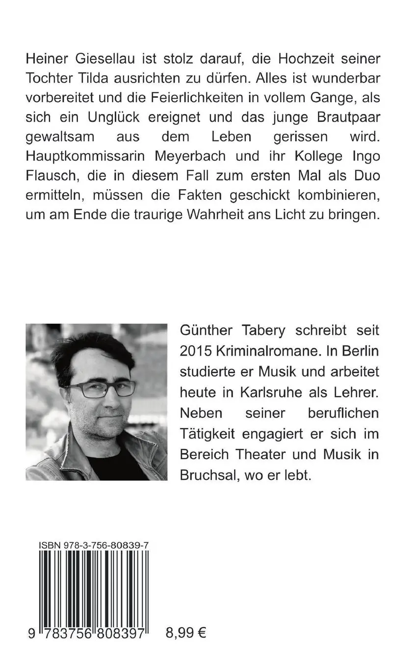 Rückseite: 9783756808397 | Zerstörte Bande | Günther Tabery | Taschenbuch | Paperback | 172 S.