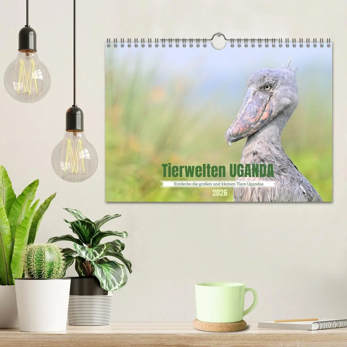 Bild: 9783516698497 | Tierwelten UGANDA (Wandkalender 2026 DIN A4 quer), CALVENDO...